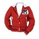 Women Glee Cheerios Cheerleading Varsity Bomber Jacket