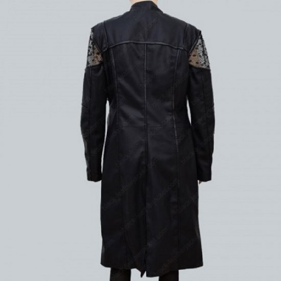 Womens Arrow Black Siren Leather Coat