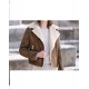 Womens Aviator B3 Distressed Brown Winter Jacket