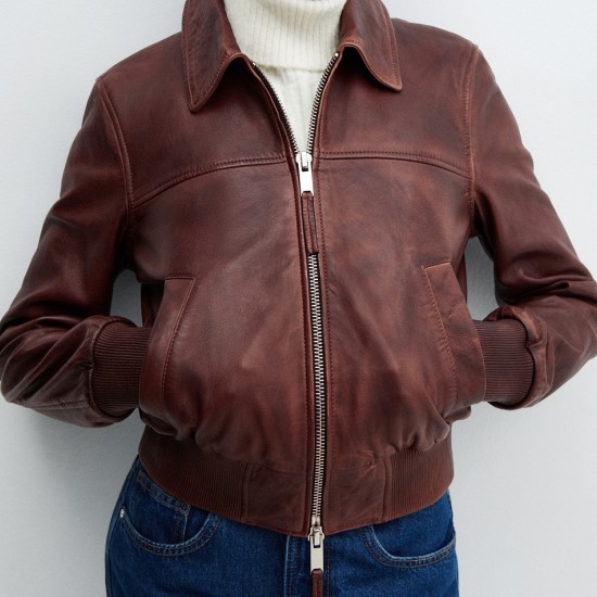 Womens High Quality Real Leather Jacket