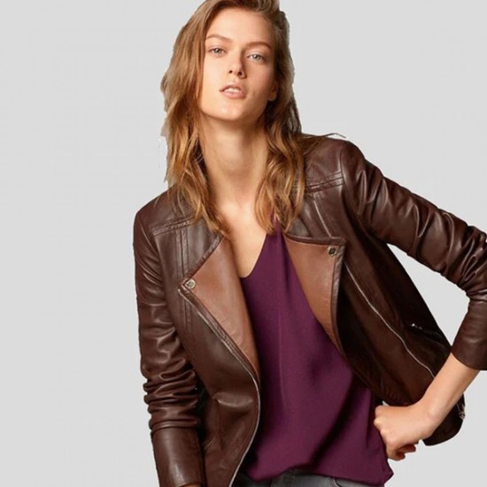 Women’s Biker Leather Jacket