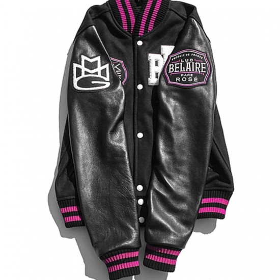 Women’s Black Bottle Girls Varsity Jacket