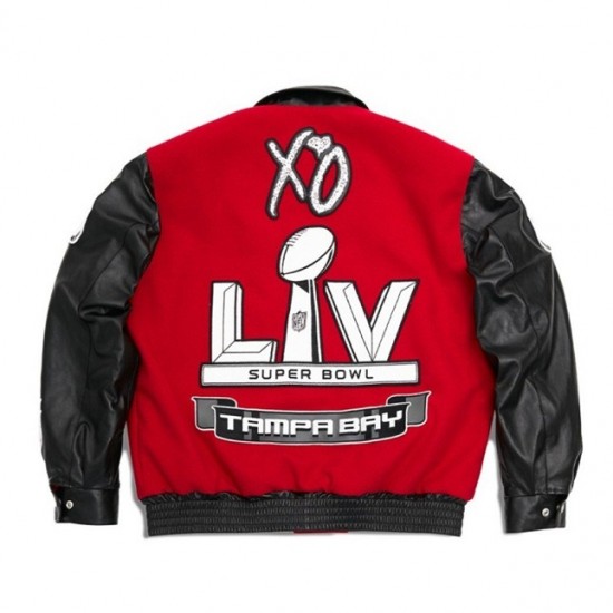 XO The Weeknd Super Bowl LV Varsity Jacket