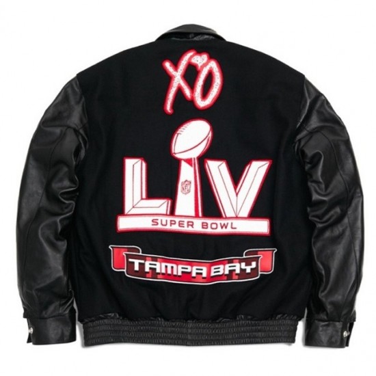 XO The Weeknd Super Bowl LV Varsity Jacket