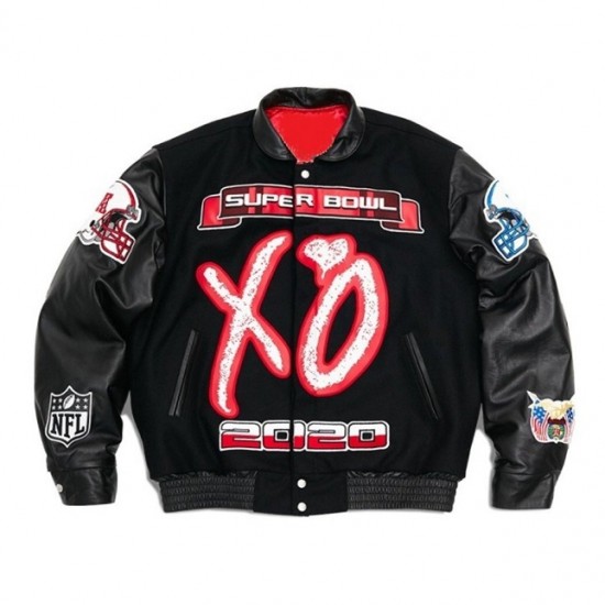 XO The Weeknd Super Bowl LV Varsity Jacket