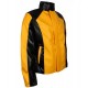 Yellow Infamous 2 Faux Leather Jacket