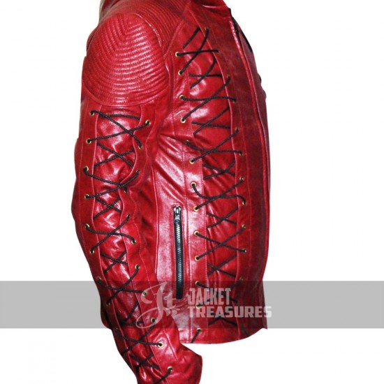 Roy Harper Arrow Season 3 Arsenal Red Hooded Jacket