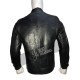 New Men's Stylish Black Skin Motorcycle Leather Jacket