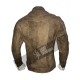 New Men's Stylish Stitch Cafe Racer Motorcycle Camel Color Jacket