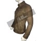 New Men's Stylish Stitch Cafe Racer Motorcycle Camel Color Jacket