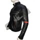 New Men's Vintage Cafe Racer Motorcycle Black Jacket