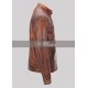 New Men's Motorcycle Vintage Brown Distressed Classic Diamond Jacket