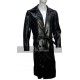 Mens Blade Trinity Wesley Snipes Leather Long Trench Coat And Vest