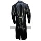 Mens Blade Trinity Wesley Snipes Leather Long Trench Coat And Vest