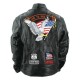 New Men's Harley Davidson Live To Ride Motorcycle Jacket USA Biker Diamond Plate New Jacket