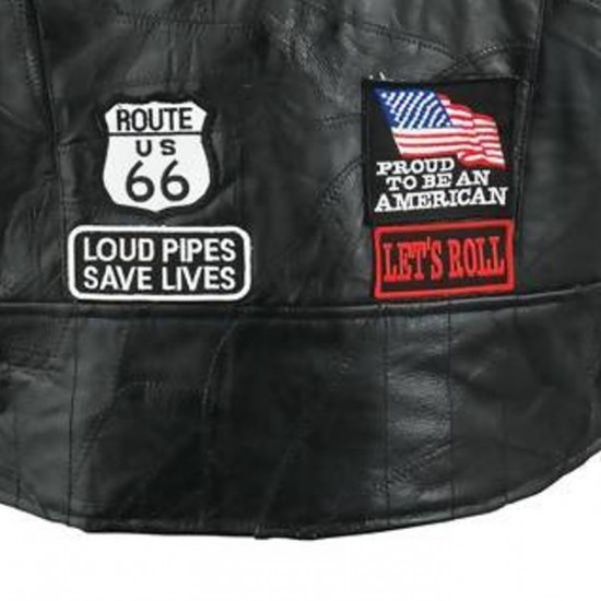 New Men's Harley Davidson Live To Ride Motorcycle Jacket USA Biker Diamond Plate New Jacket