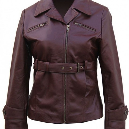 The First Avenger Peggy Carter Captain America Brown Leather Jacket