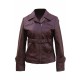 The First Avenger Peggy Carter Captain America Brown Leather Jacket