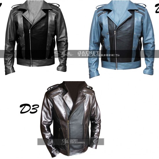 X Men Apocalypse Evan Peters Quick Leather Jacket