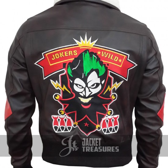 Women Harley Quinn Suicide Squad Bombshell Leather Jacket