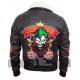 Women Harley Quinn Suicide Squad Bombshell Leather Jacket