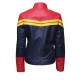 Womens Captain Marvel Carol Danvers Leather Jacket