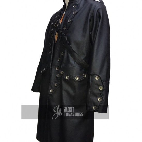 Pirates of the Caribbean 5 Will Turner Leather Coat