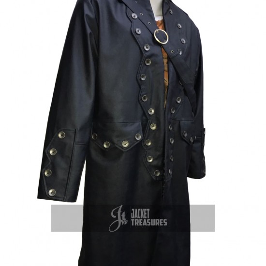 Pirates of the Caribbean 5 Will Turner Leather Coat