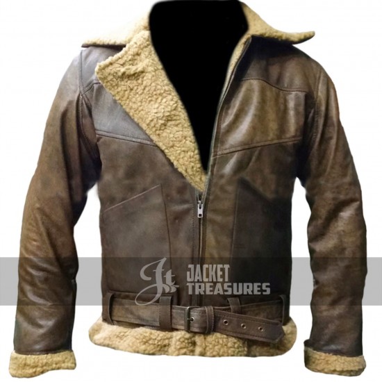 Men's Aviator B3 Vintage Brown Leather Jacket