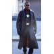 Mens Blade Trinity Wesley Snipes Leather Long Trench Coat And Vest