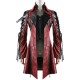 New Unisex Punk Rave Poison Faux Leather Goth Steampunk Military Coat