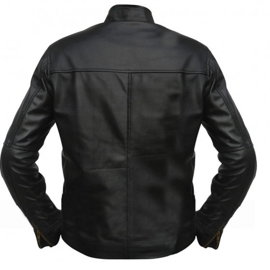 New Vin Diesel Fast And Furious 6 Designer Black Leather Jacket