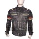 New Men's Vintage Motorcycle Cafe Racer Jacket