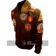 Top Gun Tom Cruise Men Fighter Jet Pilot Leather Jacket