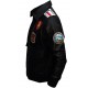 Top Gun Tom Cruise Men Fighter Jet Pilot Removable Collar Jacket