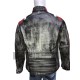 New Men's Vintage Biker Retro Cafe Racer Distressed Leather Jacket