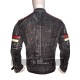 New Men's Vintage Motorcycle Cafe Racer Jacket