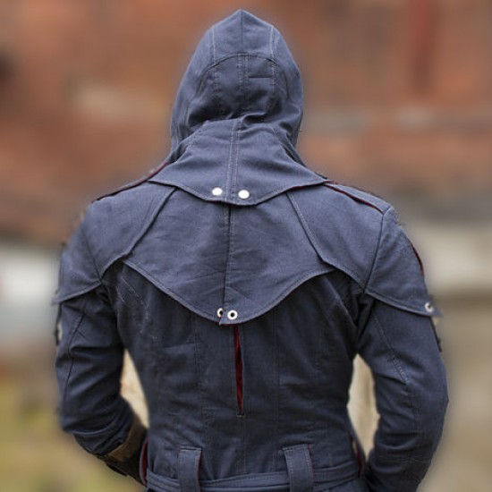 Unity Arno Victor Dorian Assassin's Creed Denim Cosplay Hoodie Coat 