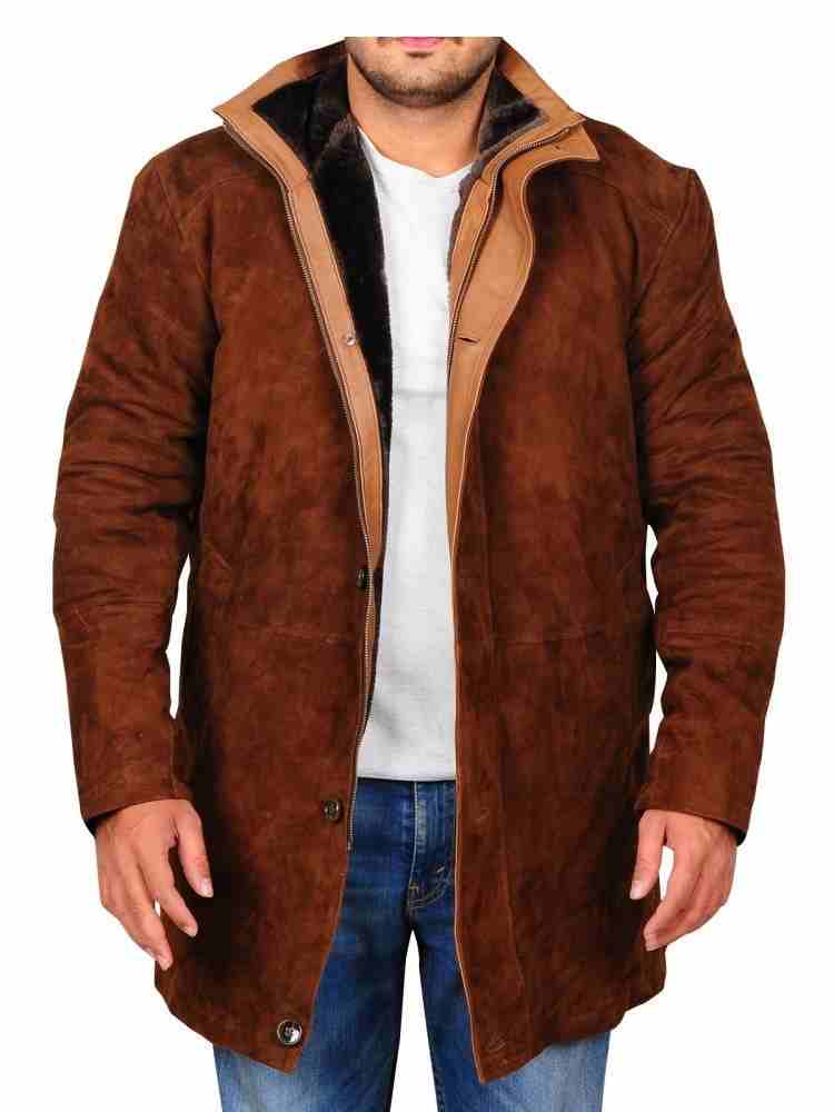 Longmire-Sheriff Walt Robert Taylor Longmire Suede Leather Coat Jacket